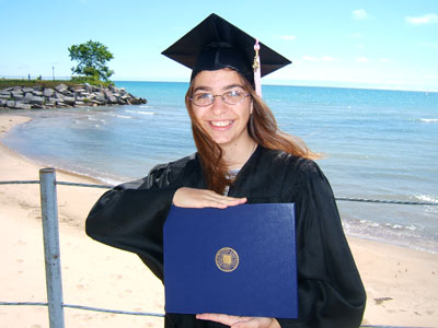 Andrea Graduates from Northwestern University