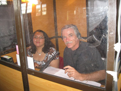 With Karla Moran in the Translation Booth